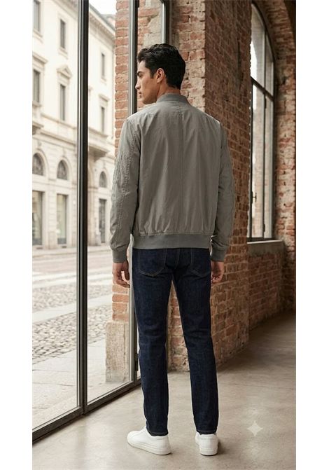 bomber full zip e taschino ARMANI EXCHANGE | Giubbotti | XM002813 AF22544U8097